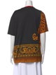 Versace Graphic Print Crew Neck T-Shirt