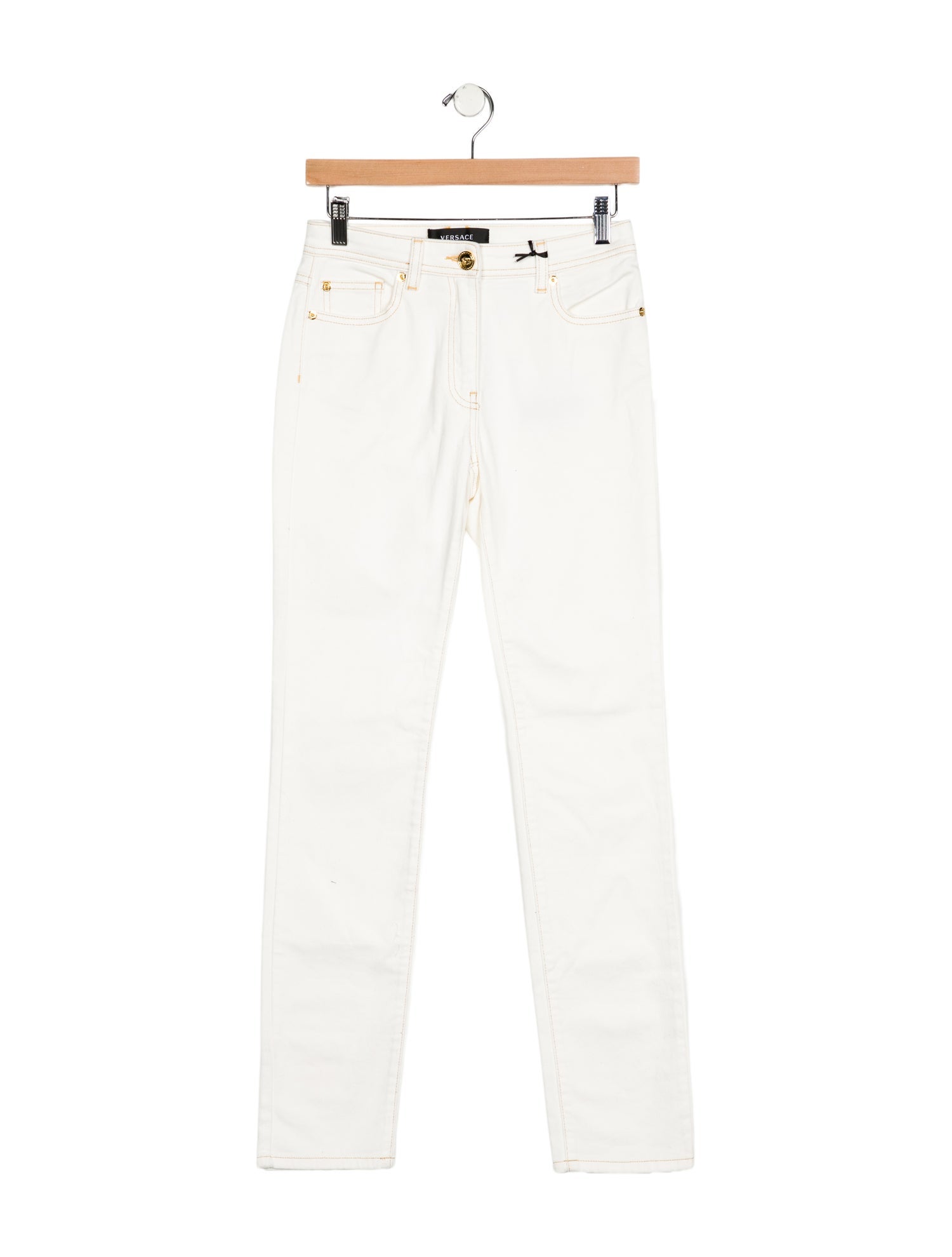 Versace Mid-Rise Straight Leg Jeans w/ Tags