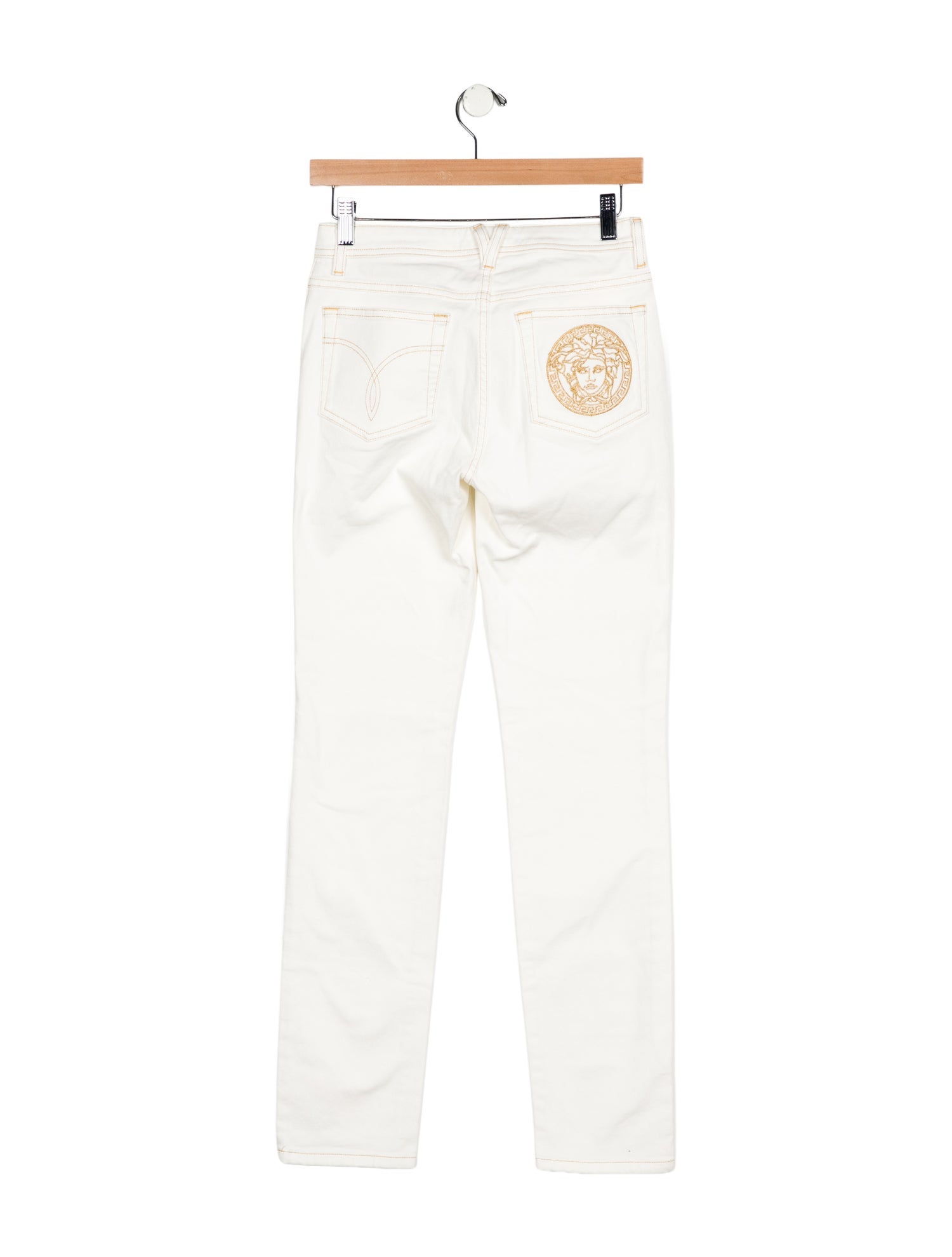 Versace Mid-Rise Straight Leg Jeans w/ Tags