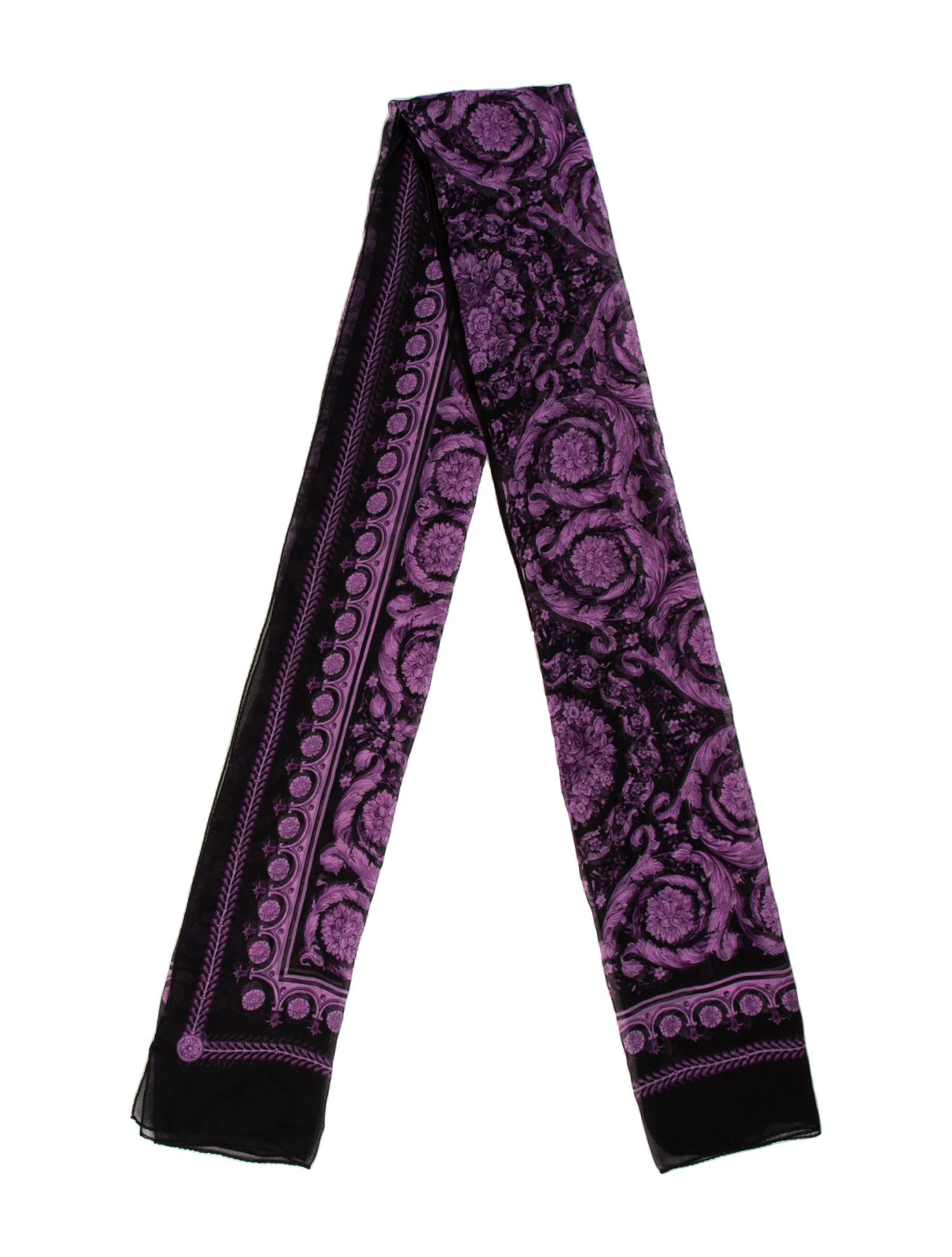 Versace Silk Printed Scarf