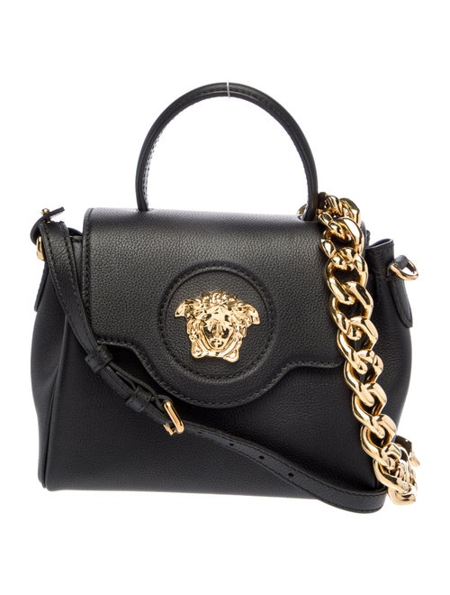Versace Leather Top Handle Bag