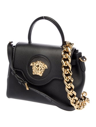 Versace Leather Top Handle Bag