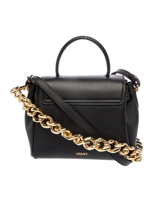 Versace Leather Top Handle Bag