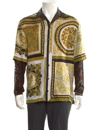 Versace Silk Printed Shirt