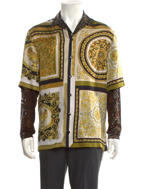 Versace Silk Printed Shirt