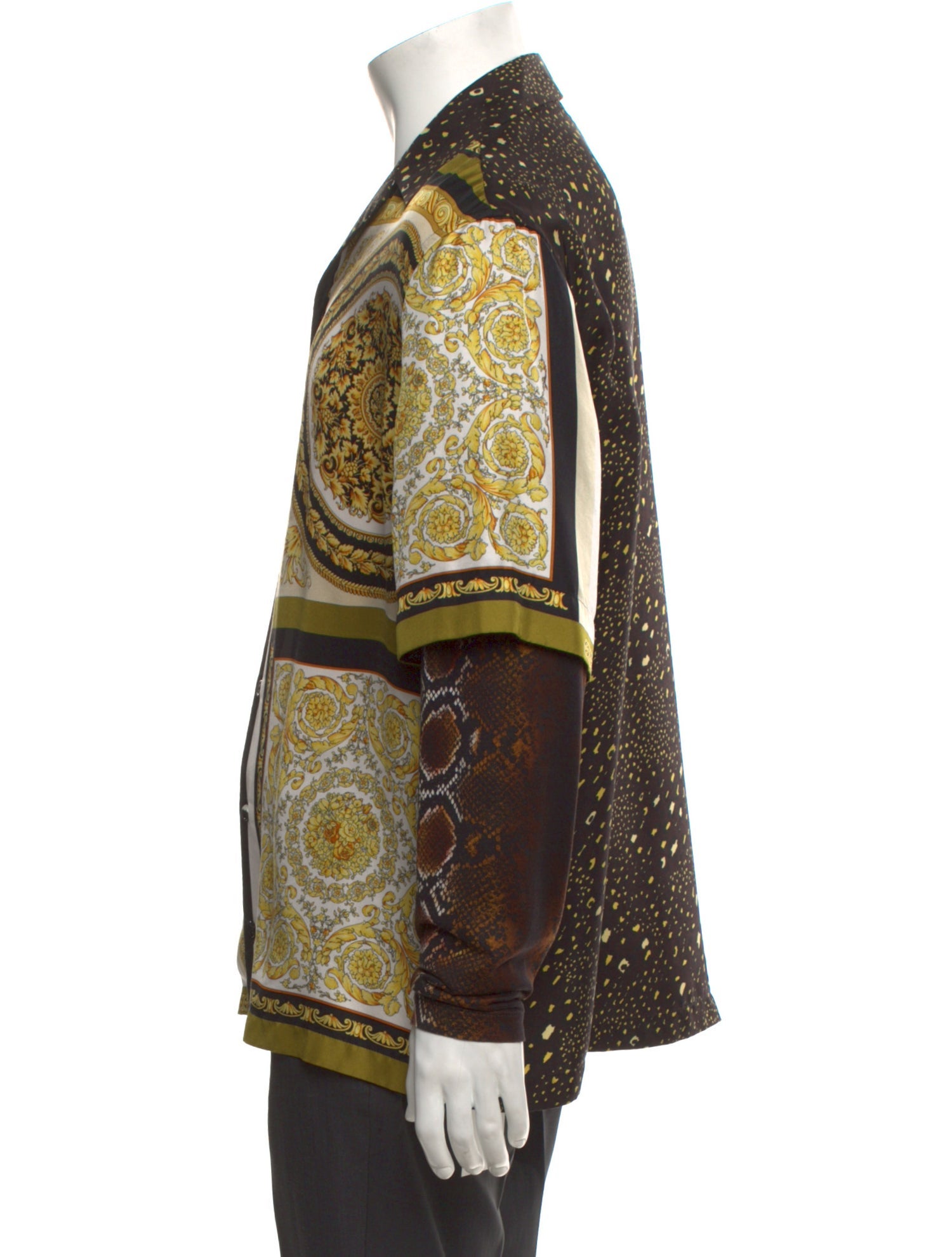 Versace Silk Printed Shirt