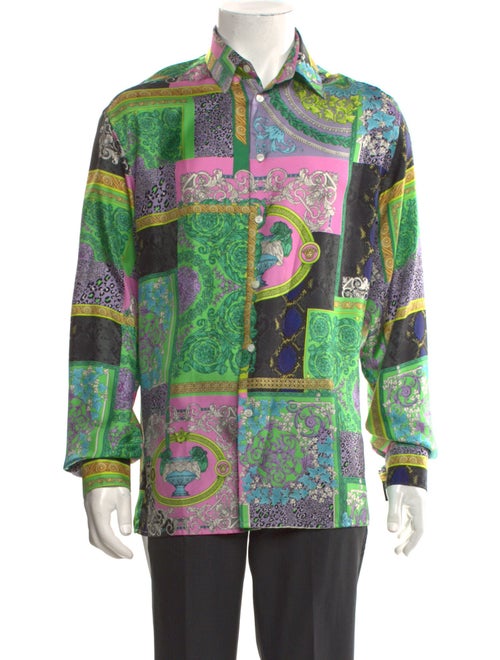 Versace Silk Printed Shirt