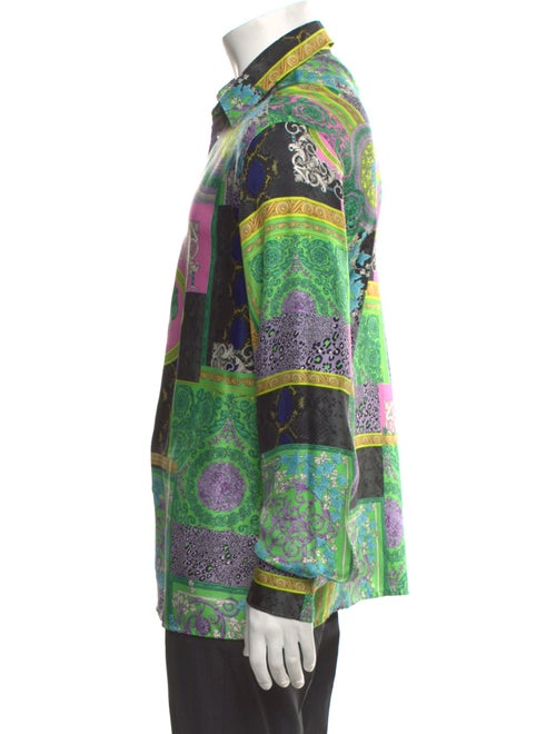 Versace Silk Printed Shirt