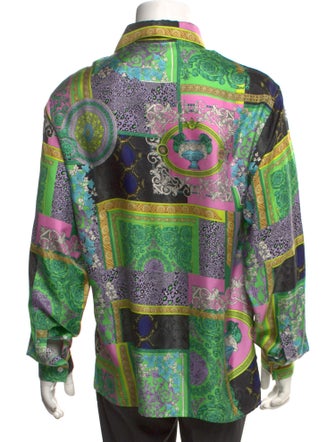 Versace Silk Printed Shirt