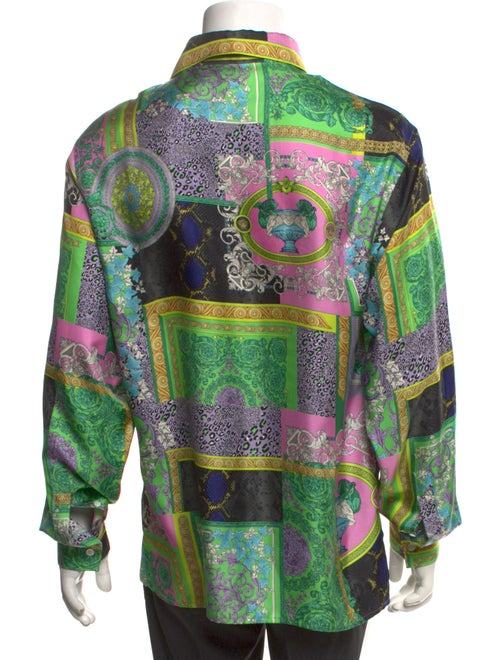 Versace Silk Printed Shirt