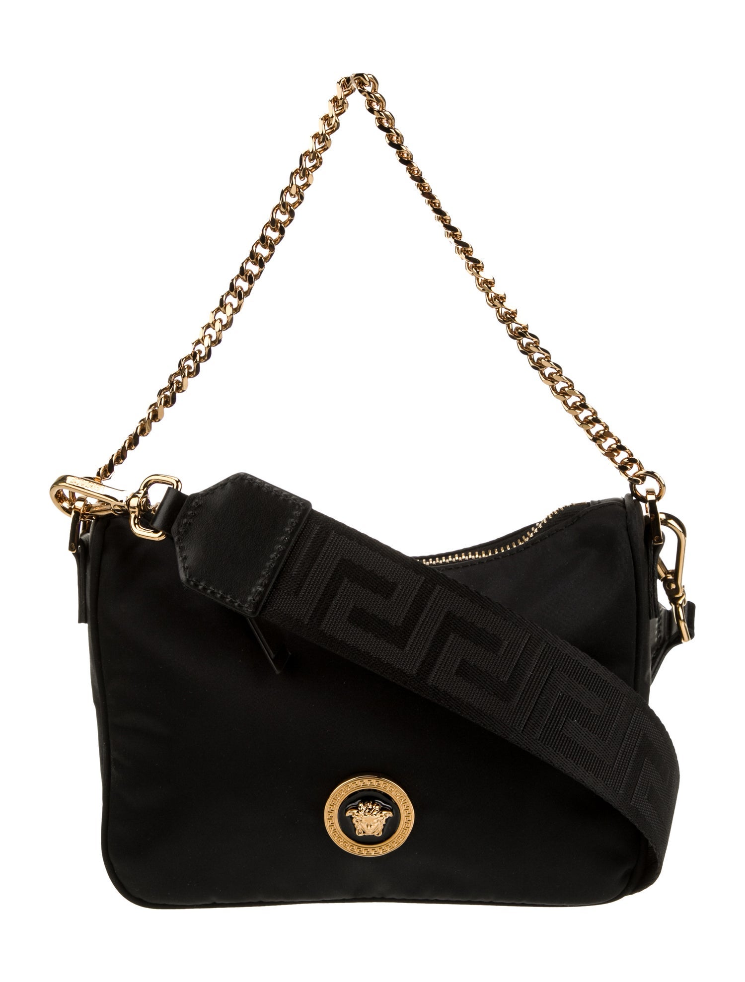 Versace Nylon Shoulder Bag