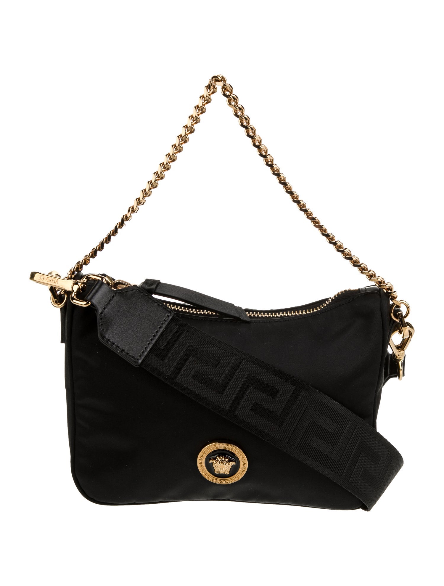 Versace Nylon Shoulder Bag