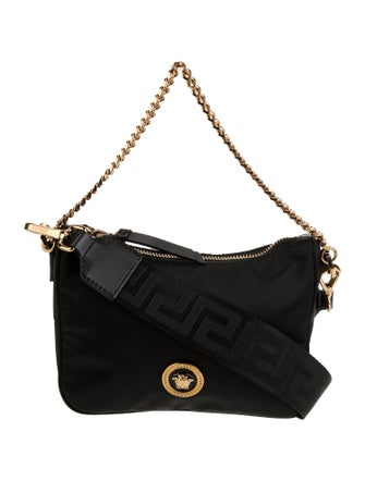 Versace Nylon Shoulder Bag