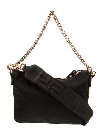 Versace Nylon Shoulder Bag