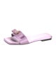 Versace Satin Bow Accents Slides