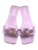 Versace Satin Bow Accents Slides