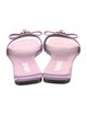 Versace Satin Bow Accents Slides