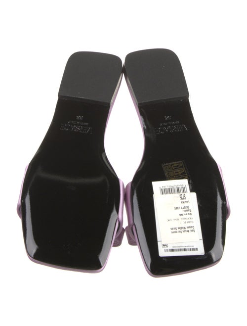 Versace Satin Bow Accents Slides