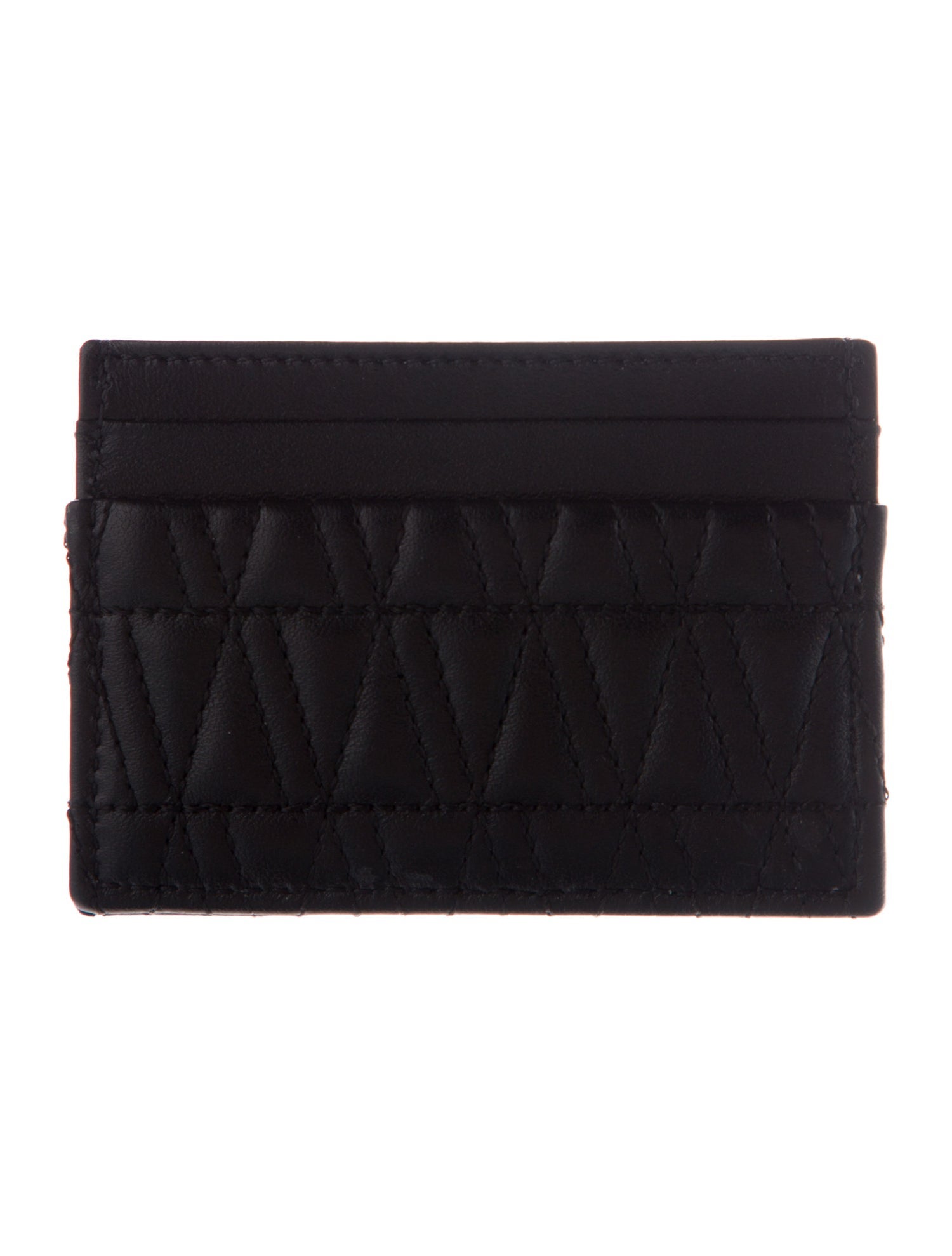 Versace Leather Printed Card Holder