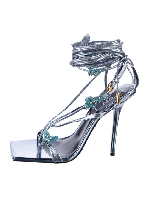 Versace Leather Gladiator Sandals