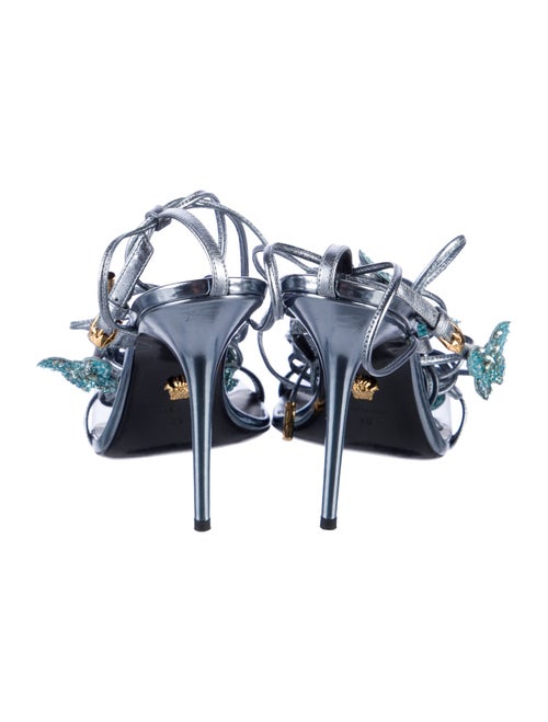 Versace Leather Gladiator Sandals