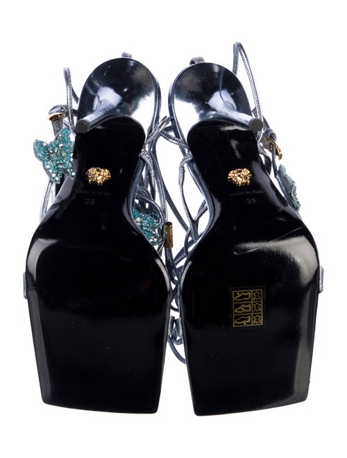 Versace Leather Gladiator Sandals