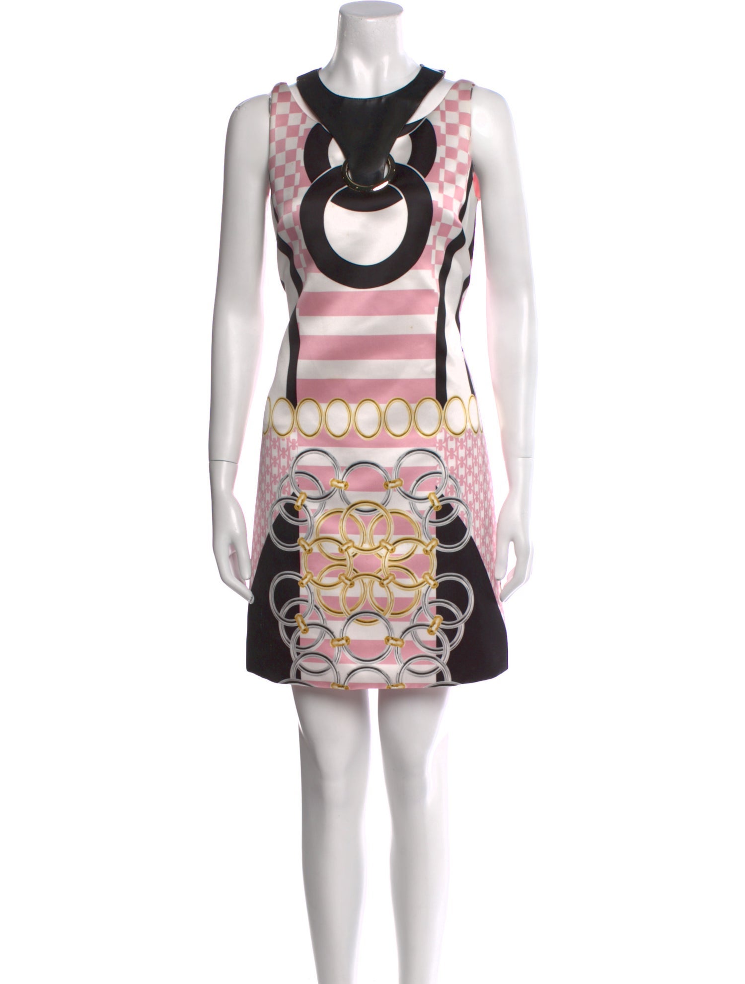 Versace Printed Mini Dress