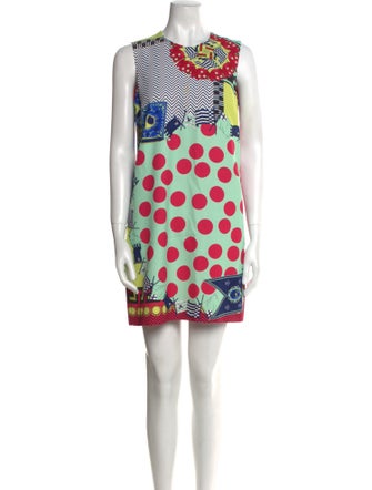 Versace Printed Mini Dress
