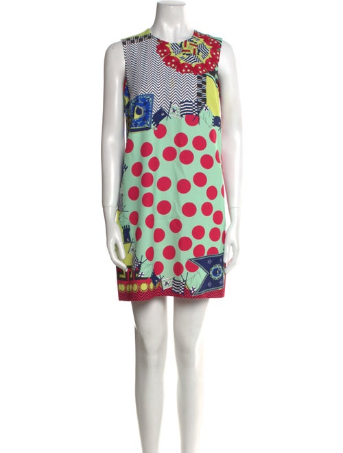 Versace Printed Mini Dress
