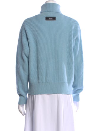 Versace Virgin Wool Graphic Print Sweater