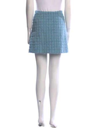 Versace Virgin Wool Mini Skirt