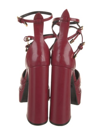 Versace Leather D'Orsay Pumps