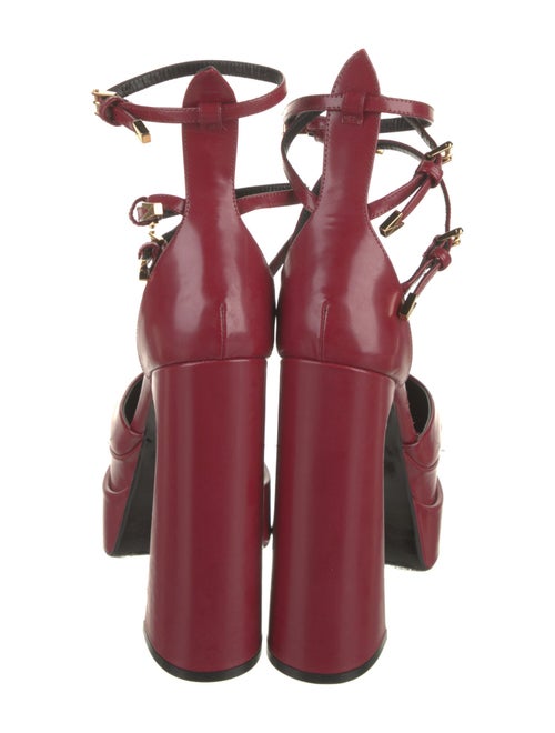 Versace Leather D'Orsay Pumps