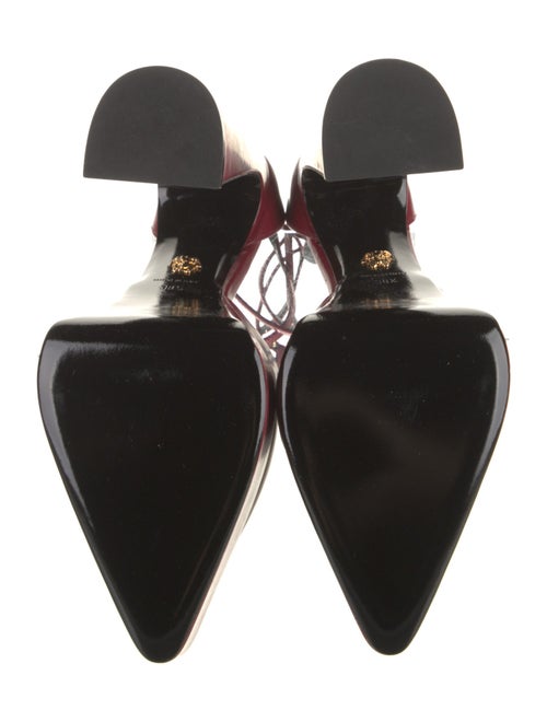 Versace Leather D'Orsay Pumps