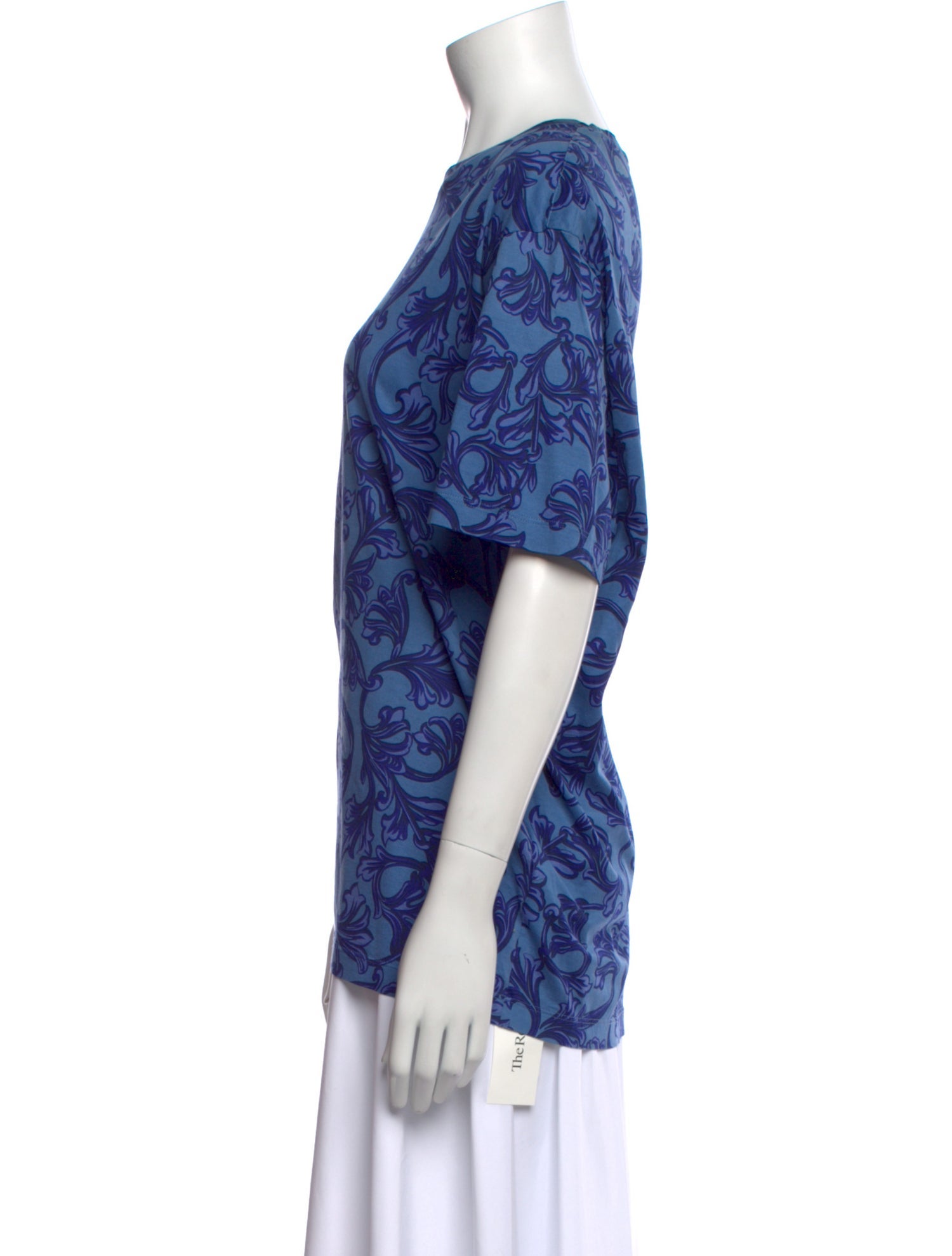 Versace Printed Crew Neck T-Shirt