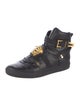 Versace Medusa Insignia Leather Sneakers