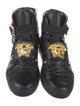 Versace Medusa Insignia Leather Sneakers