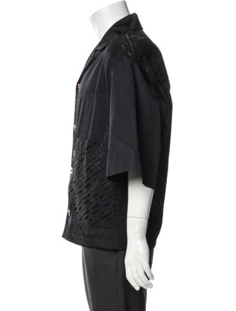 Versace Printed Short Sleeve Shirt