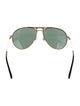 Versace Medusa Insignia Aviator Sunglasses