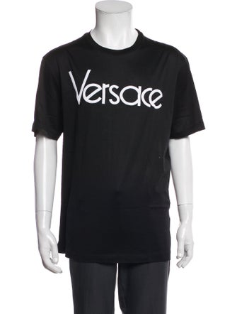 Versace Graphic Print Short Sleeve Shirt
