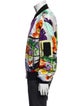 Versace Graphic Print Bomber Jacket