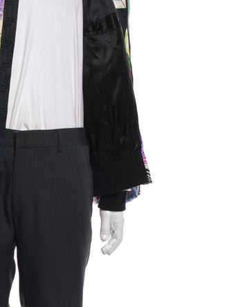 Versace Graphic Print Bomber Jacket
