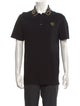 Versace Barocco Print Collar Polo Shirt