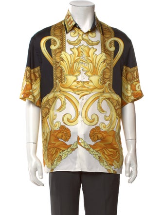 Versace Printed Short Sleeve Shirt