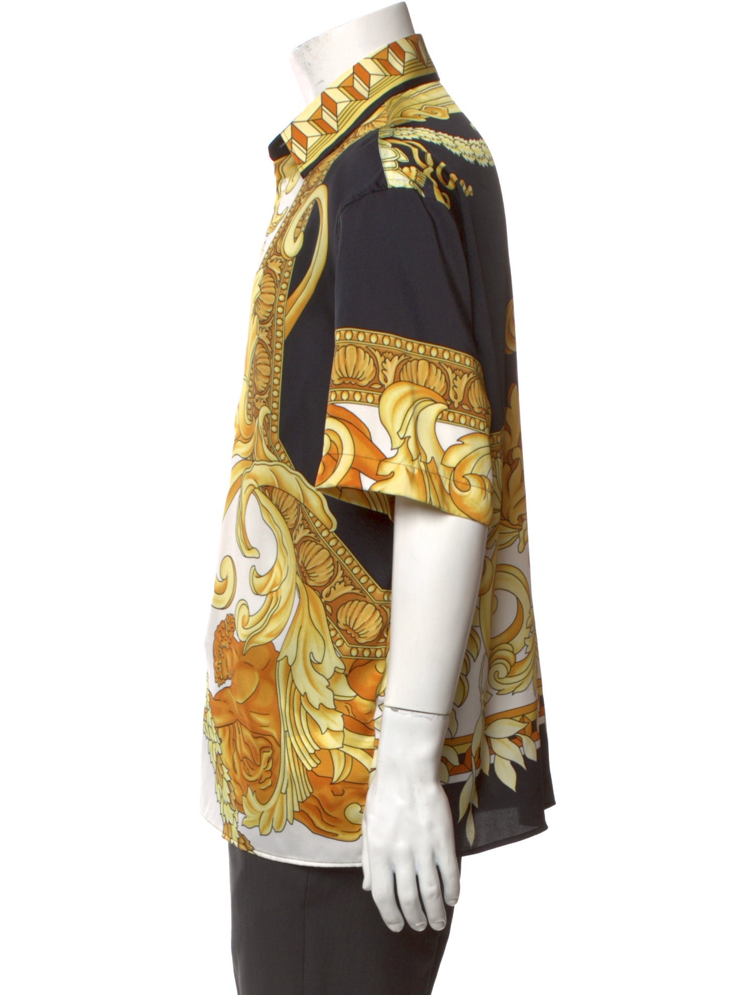 Versace Printed Short Sleeve Shirt