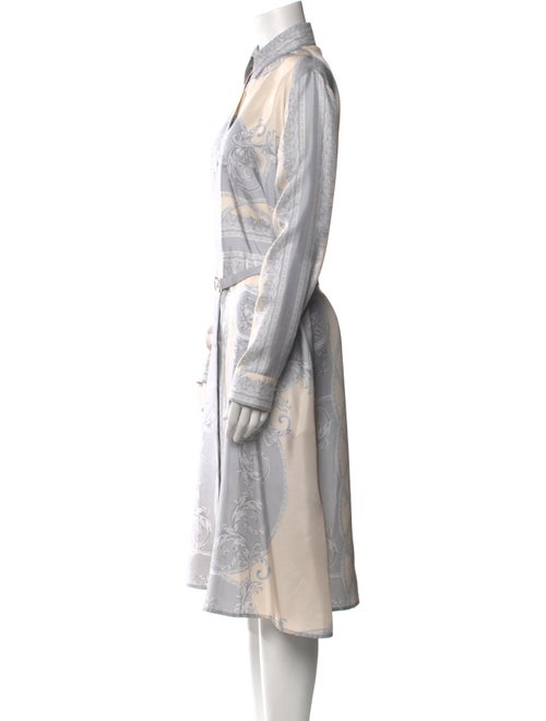 Versace Silk Midi Length Dress