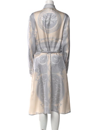 Versace Silk Midi Length Dress