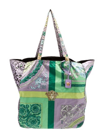 Versace Nylon Tote