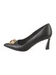 Versace Medusa Insignia Leather Pumps