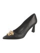 Versace Medusa Insignia Leather Pumps